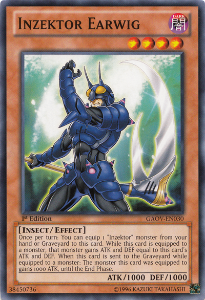 Inzektor Earwig [GAOV-EN030] Common | Exor Games Bridgewater