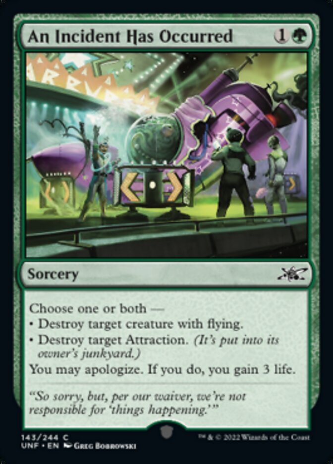 An Incident Has Occurred [Unfinity] | Exor Games Bridgewater