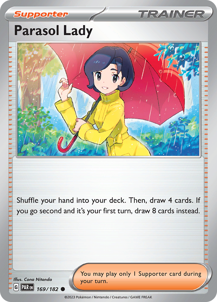 Parasol Lady (169/182) [Scarlet & Violet: Paradox Rift] | Exor Games Bridgewater