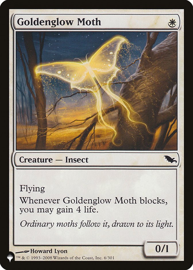 Goldenglow Moth [The List] | Exor Games Bridgewater
