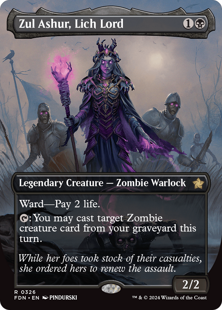 Zul Ashur, Lich Lord (Borderless) [Foundations] | Exor Games Bridgewater