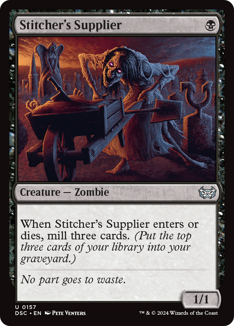 Stitcher's Supplier [Duskmourn: House of Horror Commander] | Exor Games Bridgewater