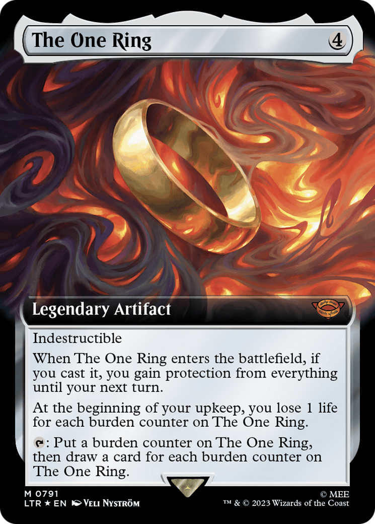 The One Ring (Extended Art) (Surge Foil) [The Lord of the Rings: Tales of Middle-Earth] | Exor Games Bridgewater