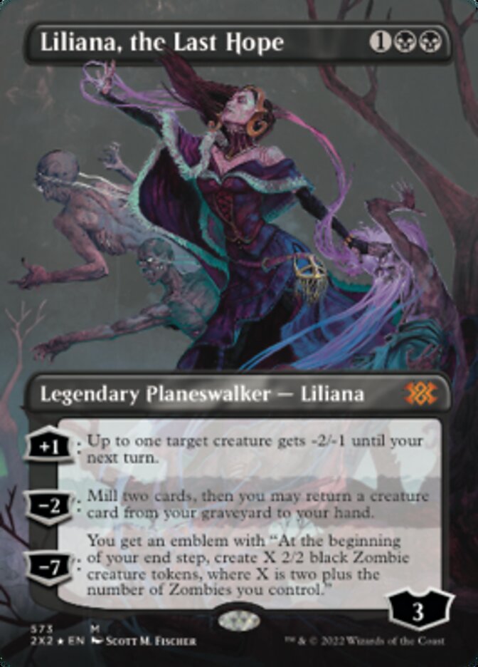 Liliana, the Last Hope (Textured Foil) [Double Masters 2022] | Exor Games Bridgewater