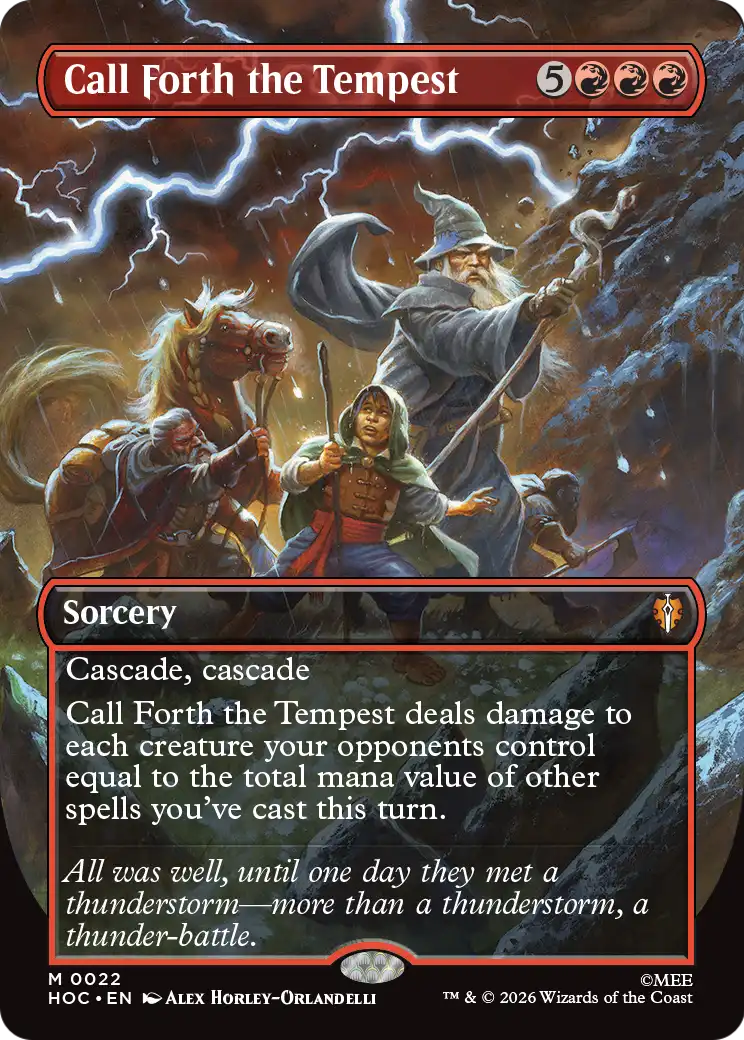 Call Forth the Tempest (Borderless) [The Hobbit: Eternal-Legal] | Exor Games Bridgewater