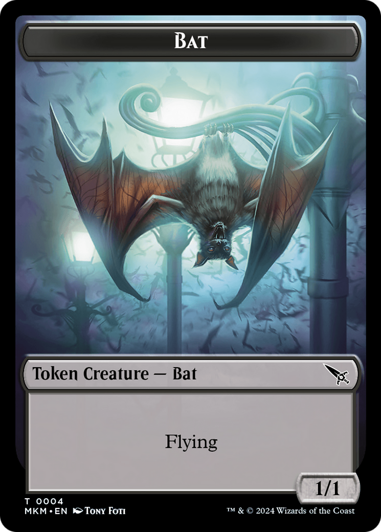 Bat Token [Murders at Karlov Manor Tokens] | Exor Games Bridgewater