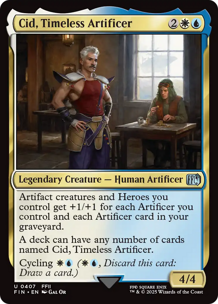 Cid, Timeless Artificer (0407) [FINAL FANTASY] | Exor Games Bridgewater