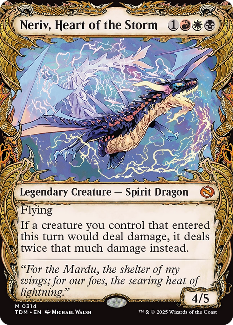 Neriv, Heart of the Storm (Showcase) [Tarkir: Dragonstorm] | Exor Games Bridgewater