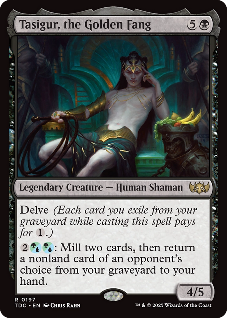 Tasigur, the Golden Fang [Tarkir: Dragonstorm Commander] | Exor Games Bridgewater