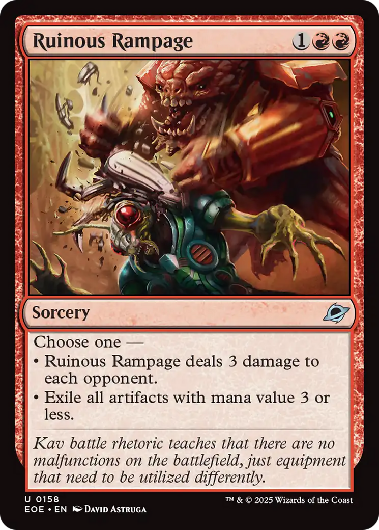 Ruinous Rampage [Edge of Eternities] | Exor Games Bridgewater