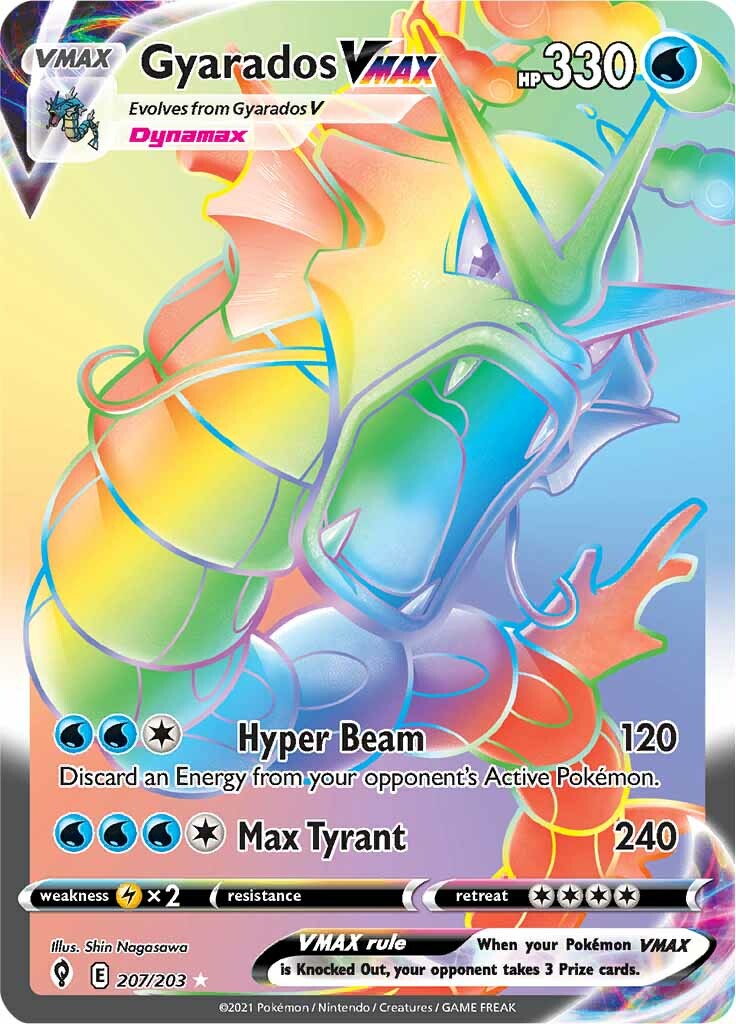 Gyarados VMAX (207/203) [Sword & Shield: Evolving Skies] | Exor Games Bridgewater