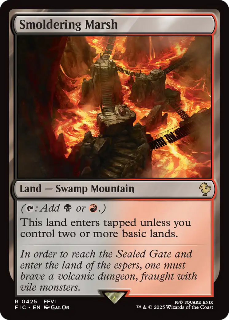 Smoldering Marsh [FINAL FANTASY Commander] | Exor Games Bridgewater