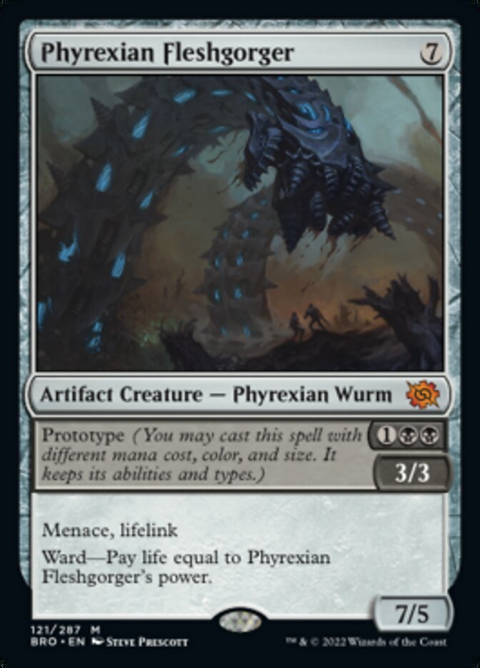 Phyrexian Fleshgorger (Promo Pack) [The Brothers' War Promos] | Exor Games Bridgewater