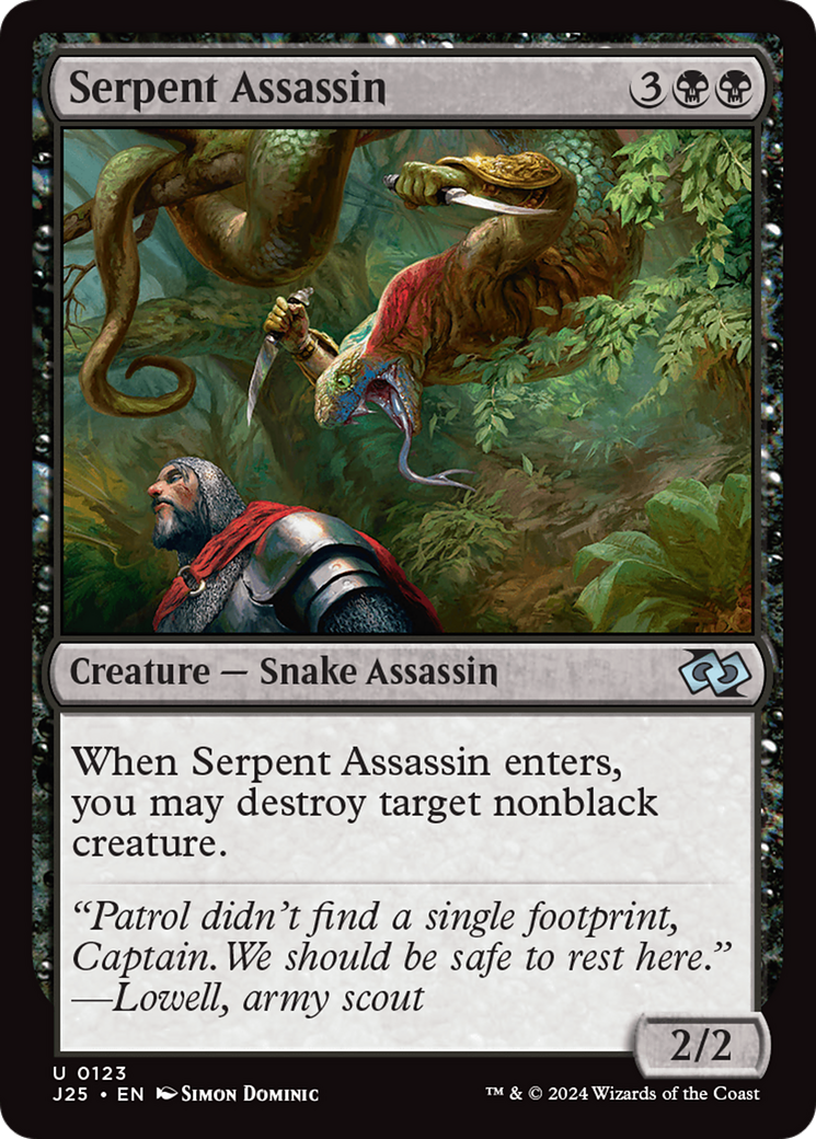 Serpent Assassin [Foundations Jumpstart] | Exor Games Bridgewater