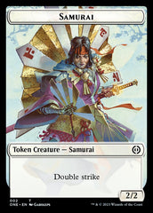 Rebel // Samurai Double-Sided Token [Phyrexia: All Will Be One Tokens] | Exor Games Bridgewater