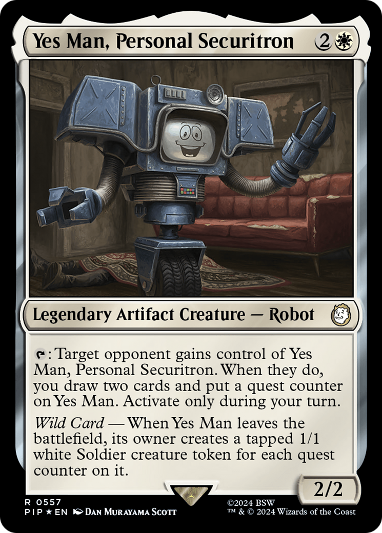 Yes Man, Personal Securitron (Surge Foil) [Fallout] | Exor Games Bridgewater