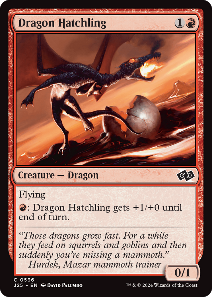 Dragon Hatchling [Foundations Jumpstart] | Exor Games Bridgewater