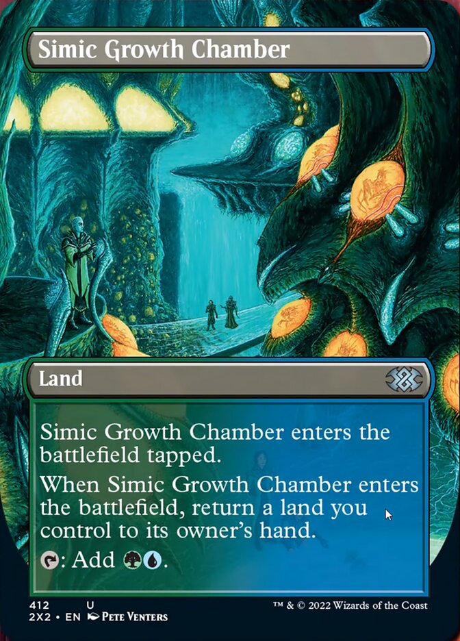 Simic Growth Chamber (Borderless Alternate Art) [Double Masters 2022] | Exor Games Bridgewater