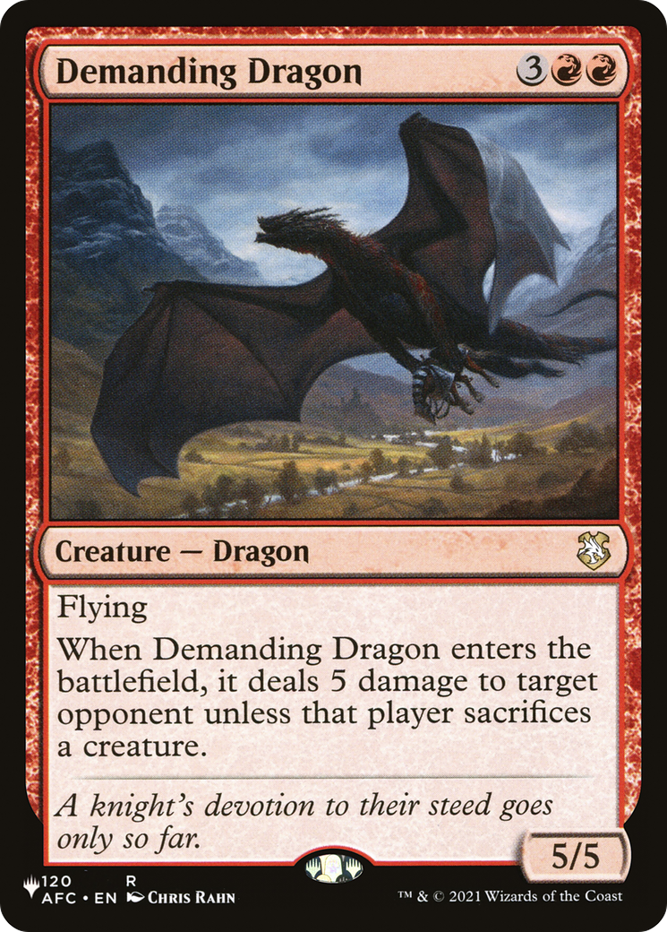 Demanding Dragon [The List] | Exor Games Bridgewater