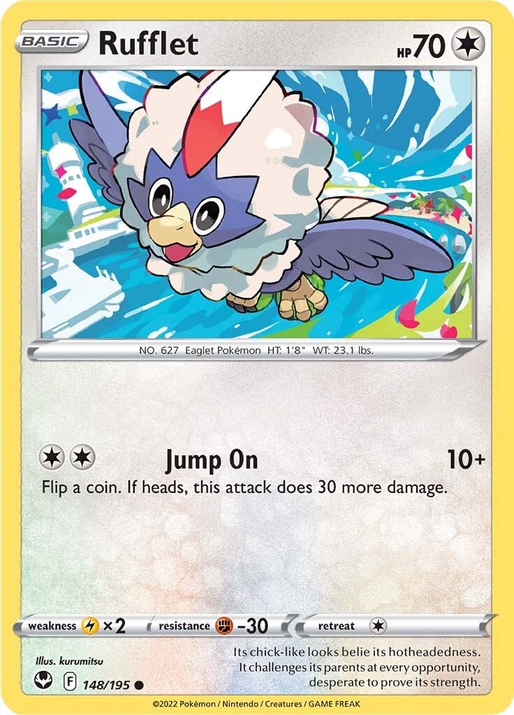 Rufflet (148/195) [Sword & Shield: Silver Tempest] | Exor Games Bridgewater