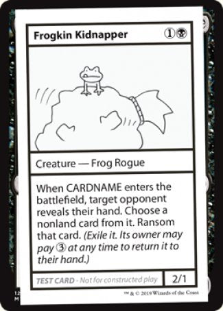 Frogkin Kidnapper (2021 Edition) [Mystery Booster Playtest Cards] | Exor Games Bridgewater