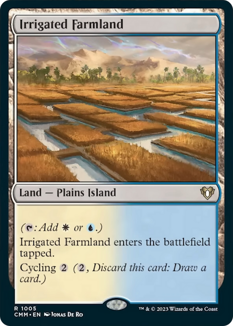 Irrigated Farmland [Commander Masters] | Exor Games Bridgewater