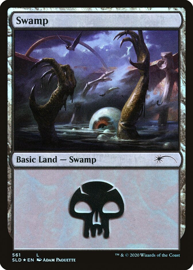 Swamp (Witchcraft) (561) [Secret Lair Drop Promos] | Exor Games Bridgewater