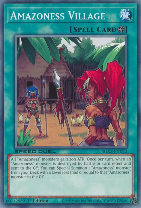 Amazoness Village [SGX3-END13] Common | Exor Games Bridgewater
