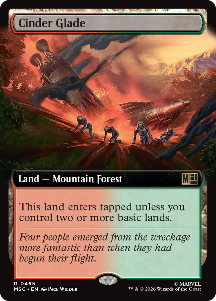 Cinder Glade (Extended Art) [Marvel Super Heroes Commander] | Exor Games Bridgewater