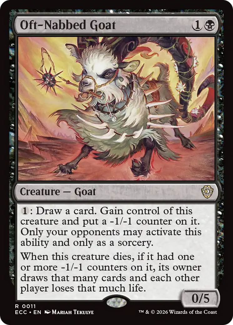Oft-Nabbed Goat [Lorwyn Eclipsed Commander] | Exor Games Bridgewater
