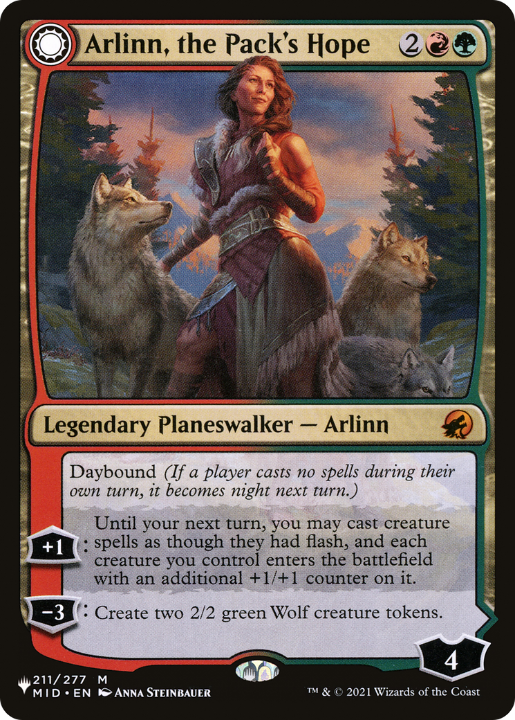 Arlinn, the Pack's Hope // Arlinn, the Moon's Fury [Secret Lair: From Cute to Brute] | Exor Games Bridgewater