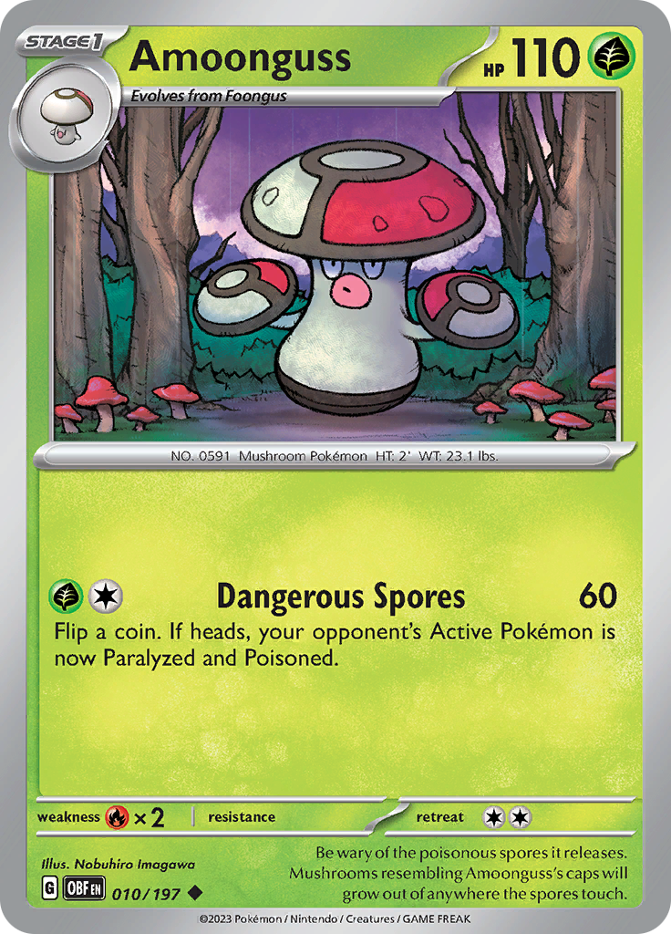 Amoonguss (010/197) [Scarlet & Violet: Obsidian Flames] | Exor Games Bridgewater