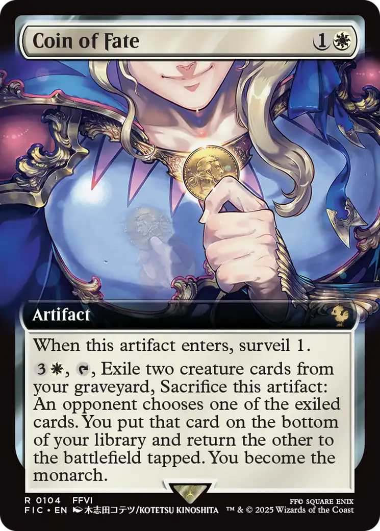 Coin of Fate (Extended Art) [FINAL FANTASY Commander] | Exor Games Bridgewater