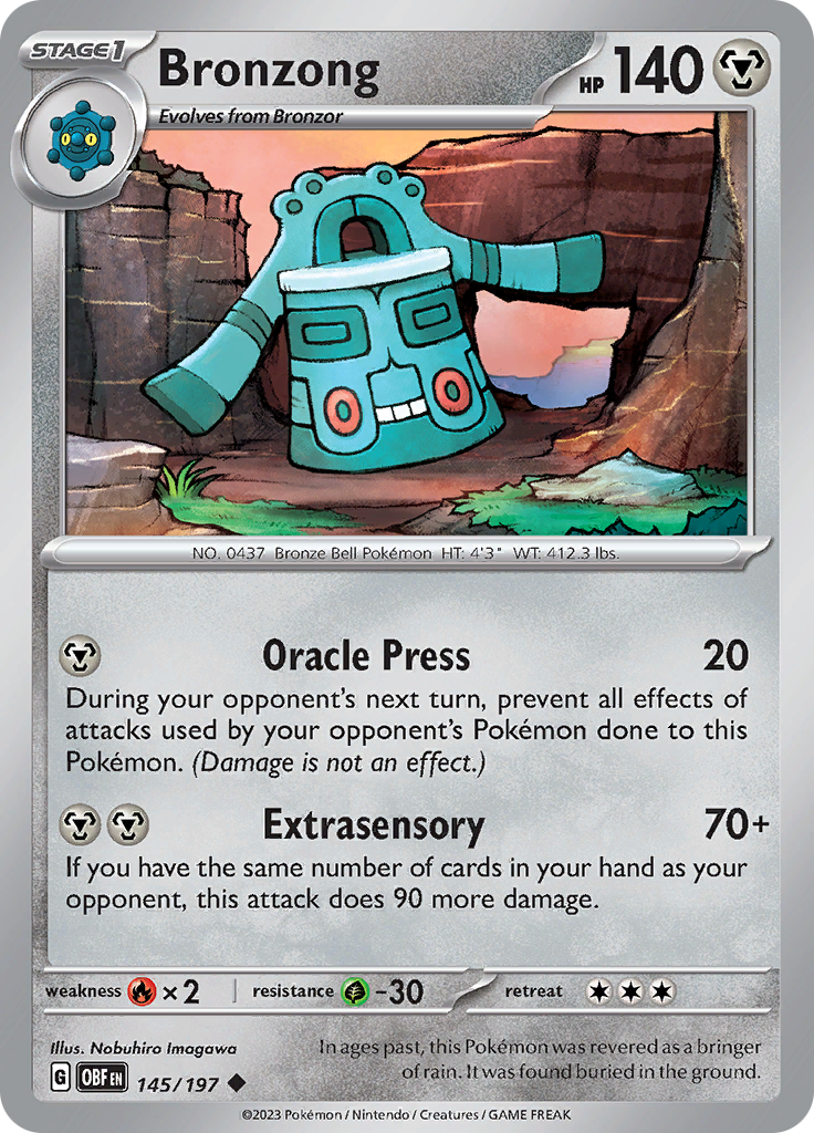 Bronzong (145/197) [Scarlet & Violet: Obsidian Flames] | Exor Games Bridgewater