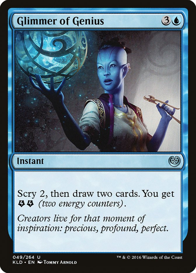 Glimmer of Genius [Kaladesh] | Exor Games Bridgewater