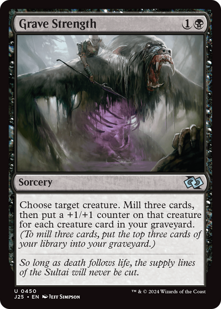 Grave Strength [Foundations Jumpstart] | Exor Games Bridgewater