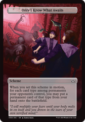 Only I Know What Awaits (Full Art) [Duskmourn: Archenemy] | Exor Games Bridgewater