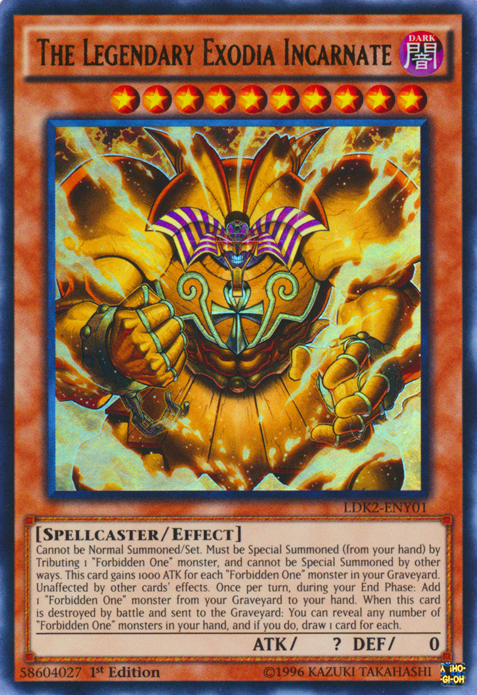 The Legendary Exodia Incarnate [LDK2-ENY01] Ultra Rare | Exor Games Bridgewater