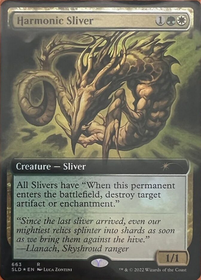 Harmonic Sliver (Extended Art) [Secret Lair Drop Promos] | Exor Games Bridgewater