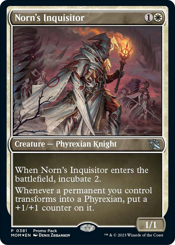 Norn's Inquisitor (Promo Pack) [March of the Machine Promos] | Exor Games Bridgewater