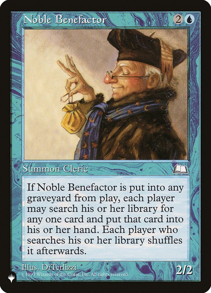 Noble Benefactor [The List] | Exor Games Bridgewater