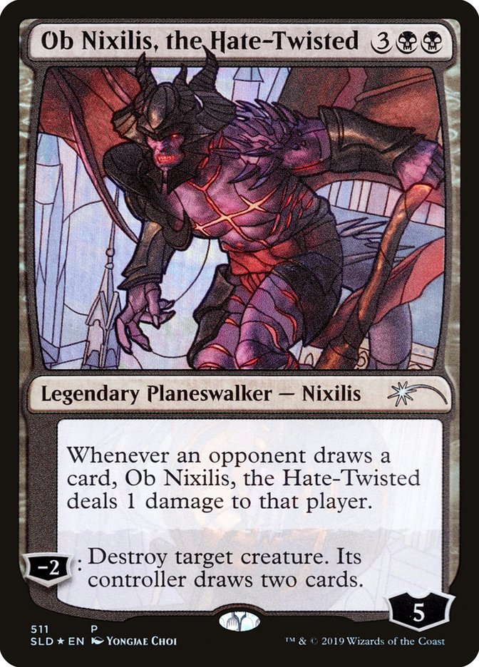 Ob Nixilis, the Hate-Twisted (Stained Glass) [Secret Lair Drop Promos] | Exor Games Bridgewater