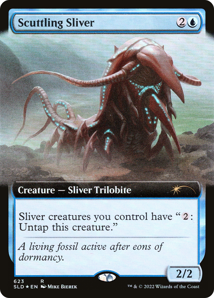 Scuttling Sliver (Extended Art) [Secret Lair Drop Promos] | Exor Games Bridgewater