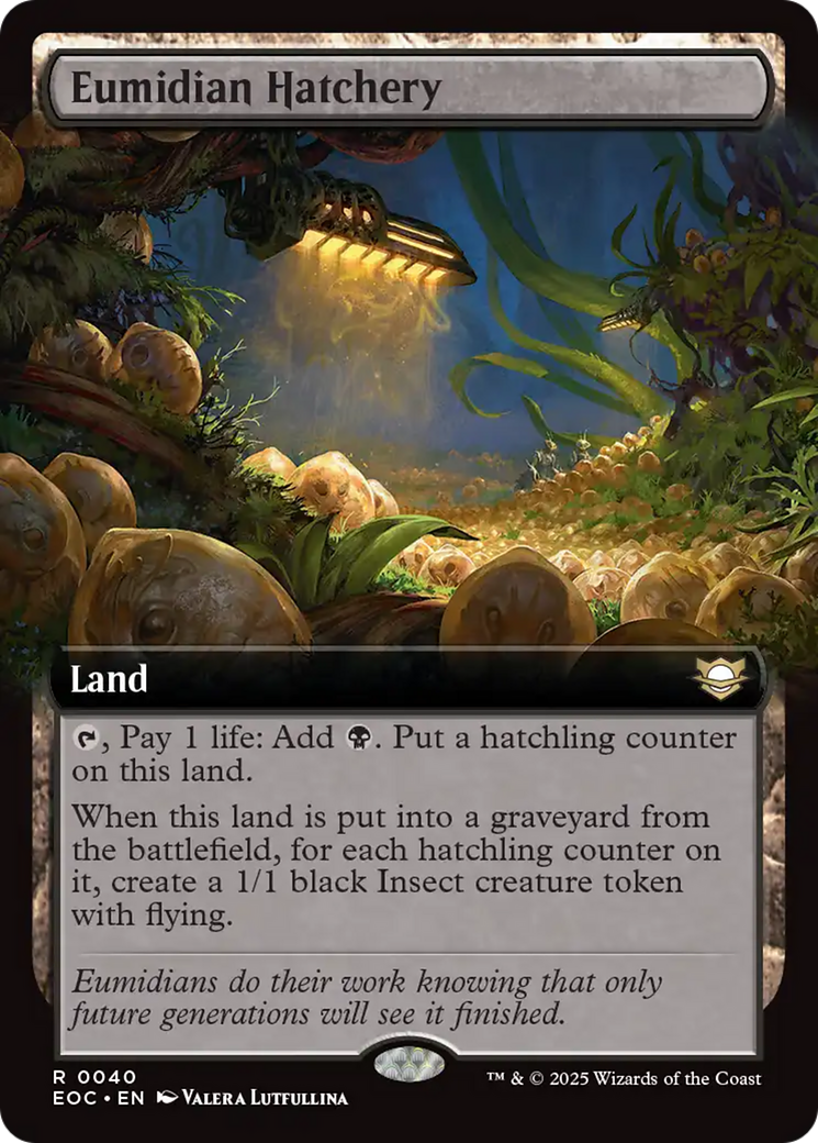 Eumidian Hatchery (Extended Art) [Edge of Eternities Commander] | Exor Games Bridgewater