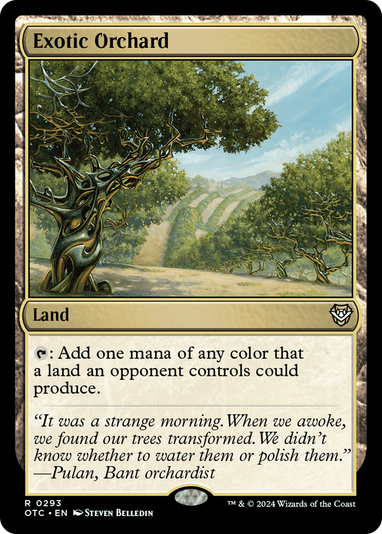 Exotic Orchard [Outlaws of Thunder Junction Commander] | Exor Games Bridgewater