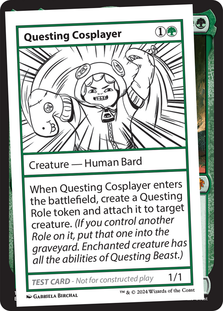 Questing Cosplayer [Mystery Booster 2 Playtest Cards] | Exor Games Bridgewater