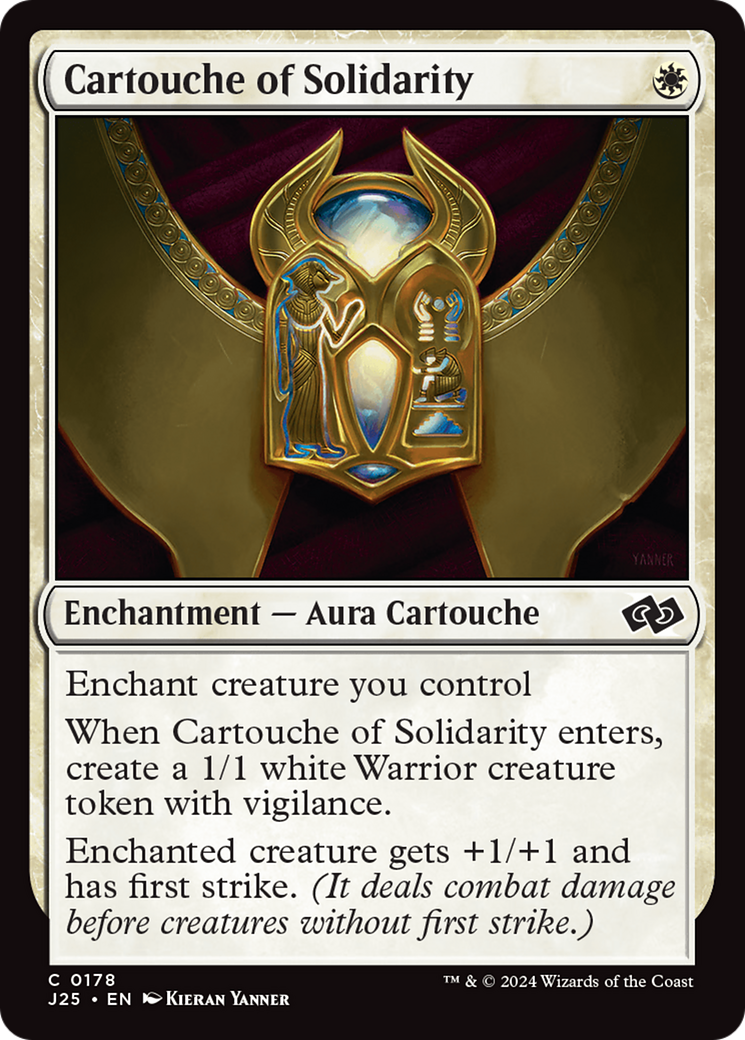 Cartouche of Solidarity [Foundations Jumpstart] | Exor Games Bridgewater