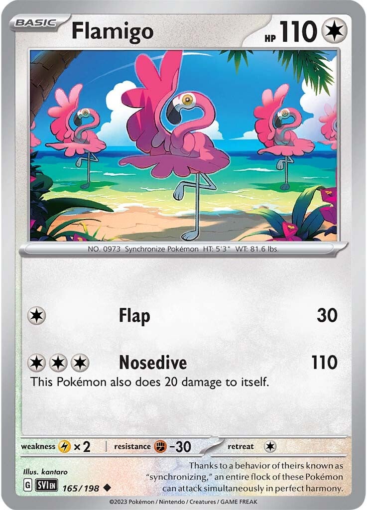 Flamigo (165/198) [Scarlet & Violet: Base Set] | Exor Games Bridgewater