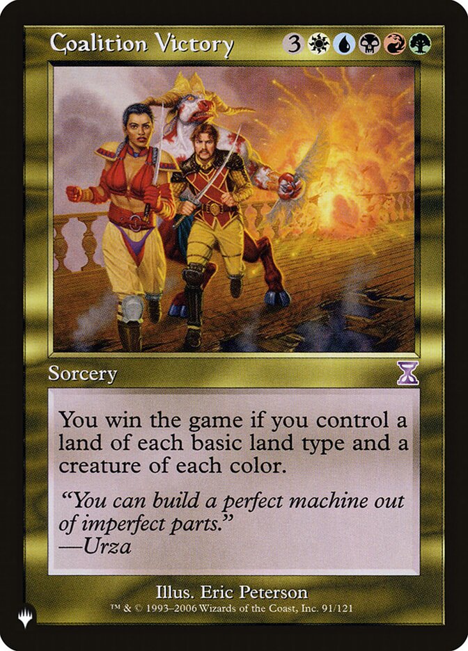 Coalition Victory [The List] | Exor Games Bridgewater