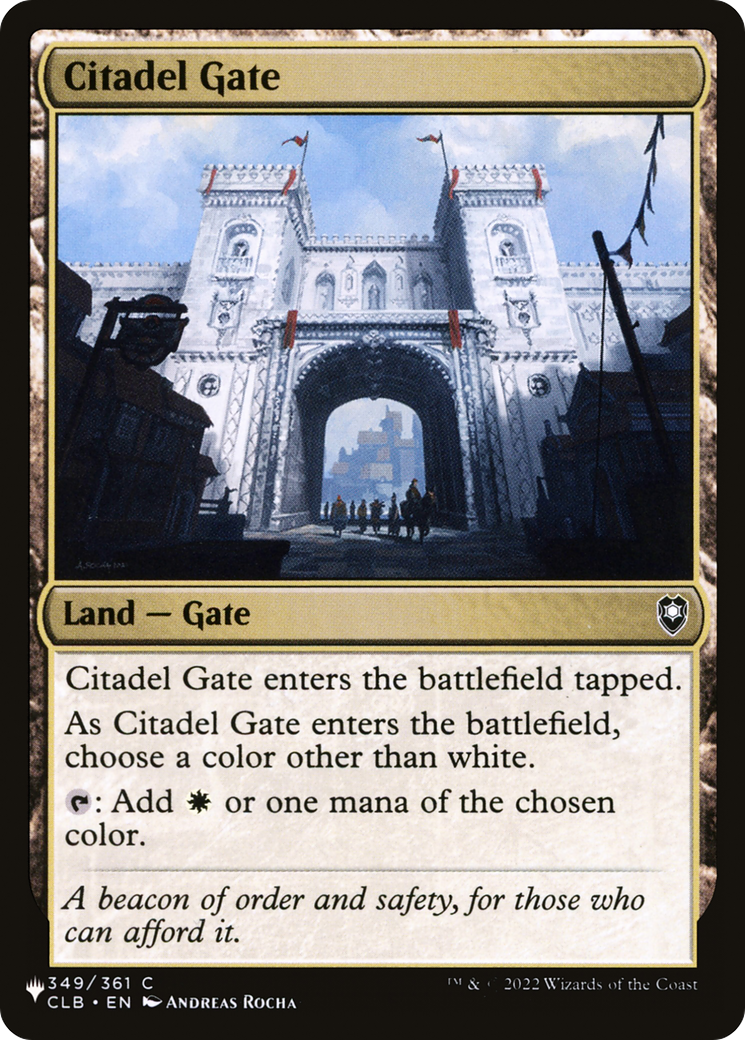 Citadel Gate [The List] | Exor Games Bridgewater